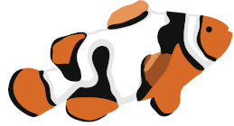 Wicked Clownfish Design logo